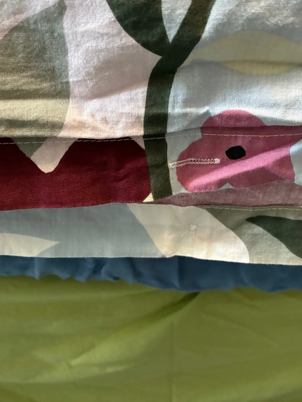 IKEA KORSKOVALL Floral Duvet Cover and 2pillowcases